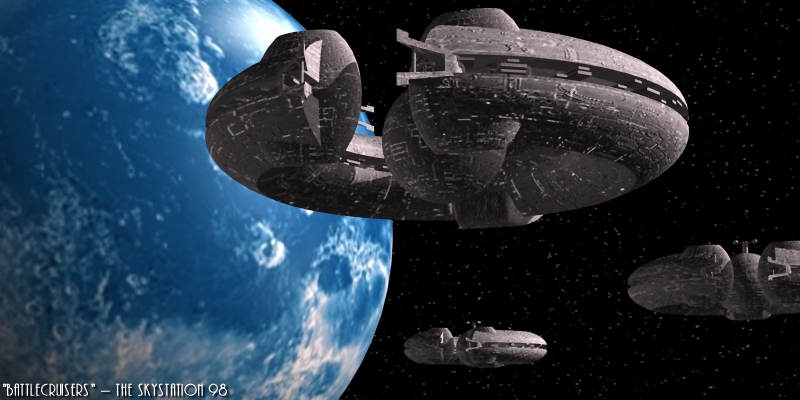 Trade Federation Battleships Orbit Naboo